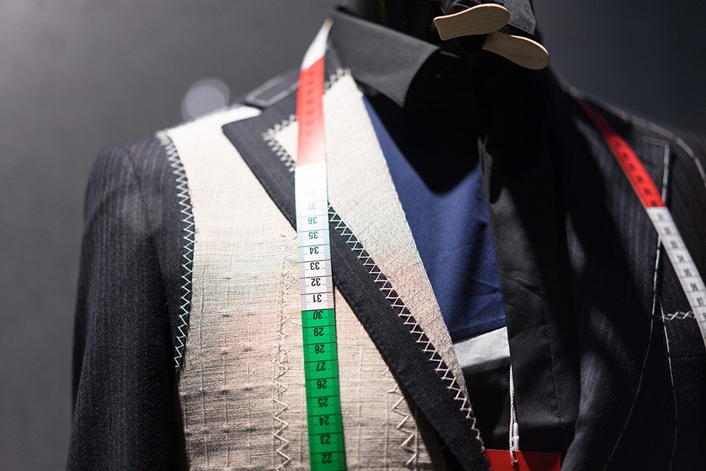 luxury suit in store